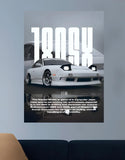 180SX Car Poster